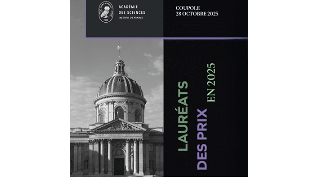 Prix Académie des sciences 2025 :  3 chercheurs et 9 alumni de l'ENS de Lyon récompensés